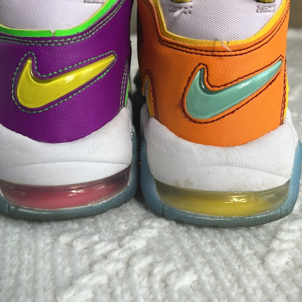 Nike Air. More uptempo multicolored sneakers 4Y